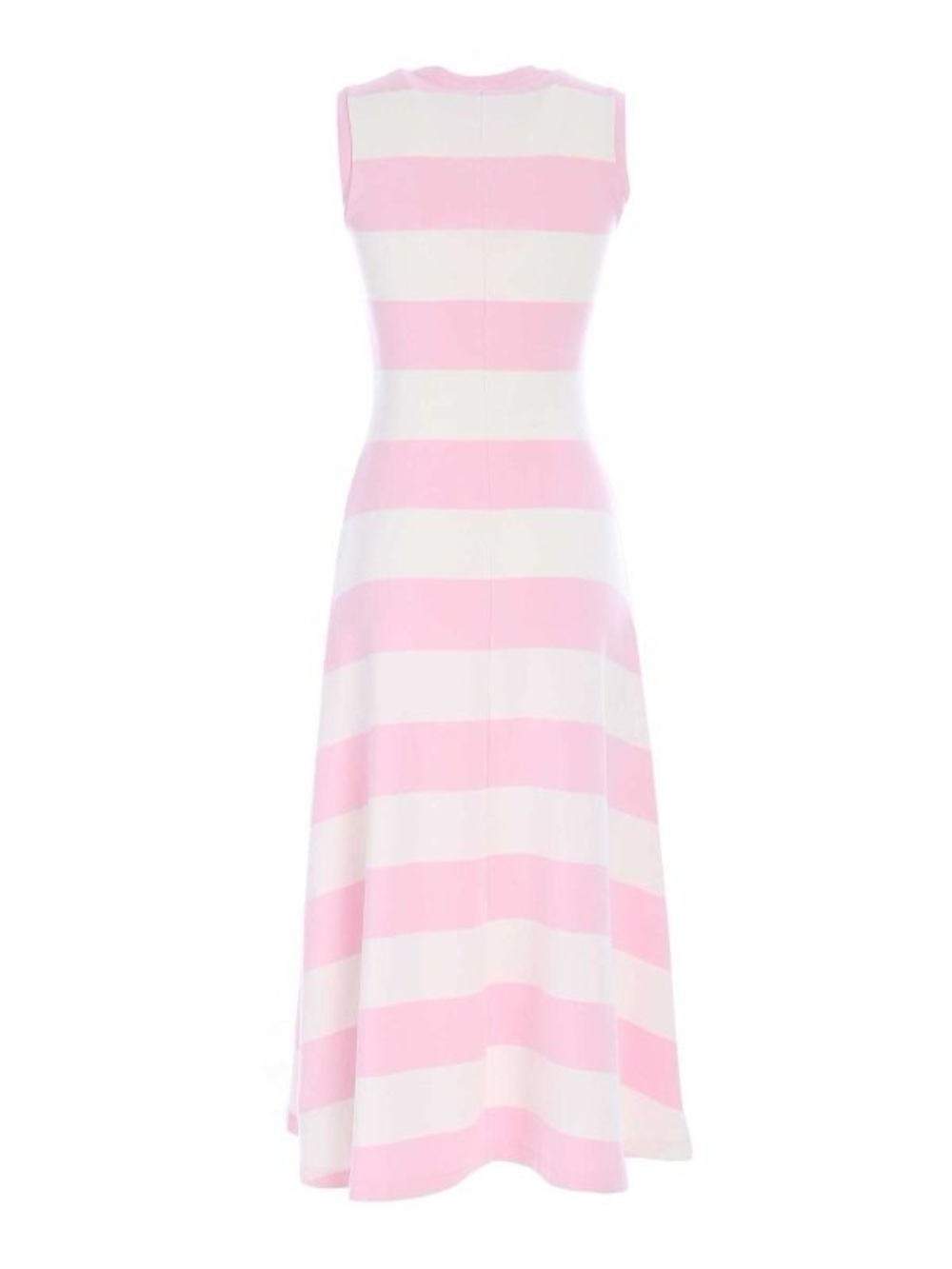 POLO RALPH LAUREN Striped dress in pink and white